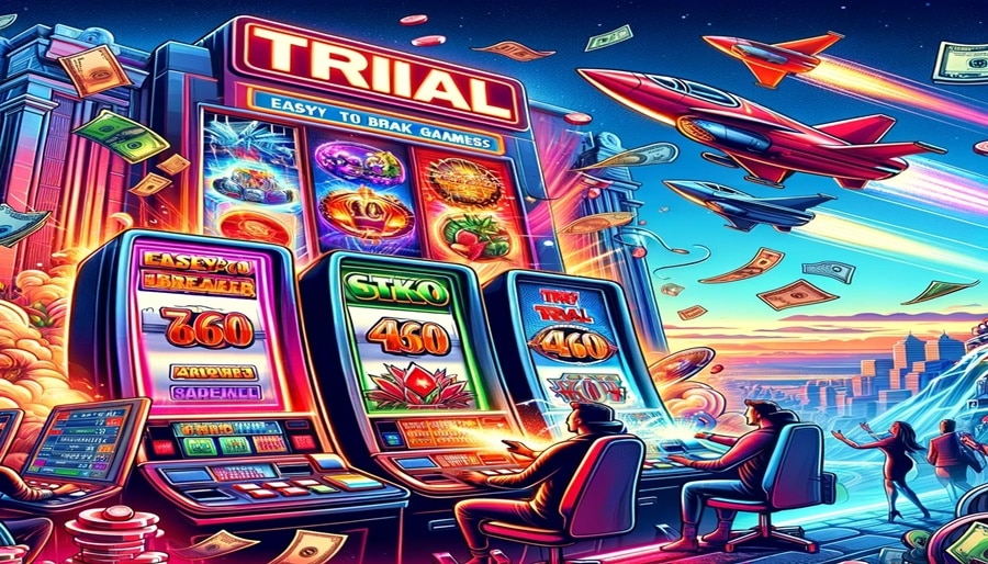 สนุกสนานกับเกมสล็อตแตกง่ายที่ 460bet